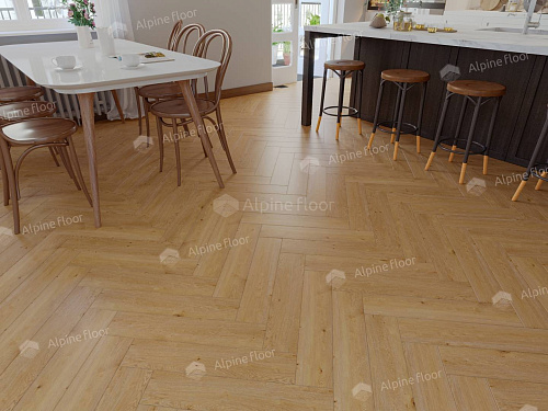 Замковая кварцвиниловая плитка Alpine Floor, FLOOR PARQUET LIGHT Дуб Хатиса ЕСО 13-27