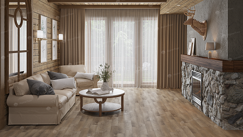 Клеевая кварцвиниловая плитка Alpine Floor, Дуб Синистра ECO 16-17