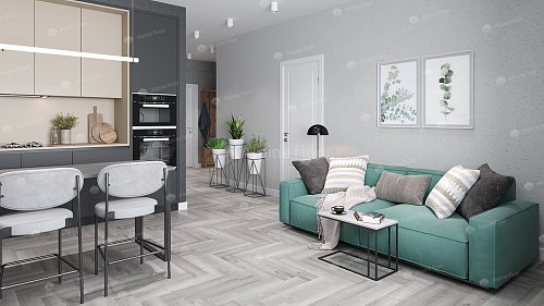 Замковая кварцвиниловая плитка Alpine Floor, FLOOR PARQUET LIGHT Дуб Лейтена ЕСО 13-18