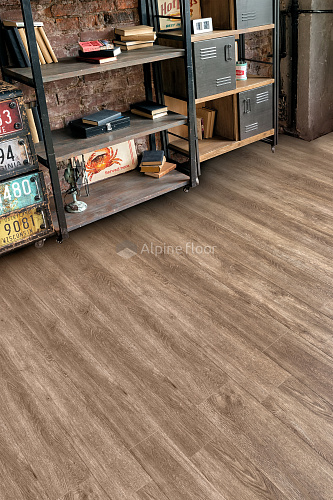 Замковая кварцвиниловая плитка Alpine Floor, Grand Sequoia ECO 11-11  МАСЛИНА