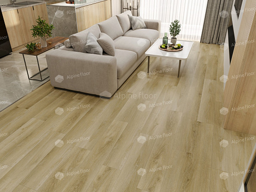 Замковая кварцвиниловая плитка Alpine Floor, INTENSE - Баварский лес ЕСО 9-12