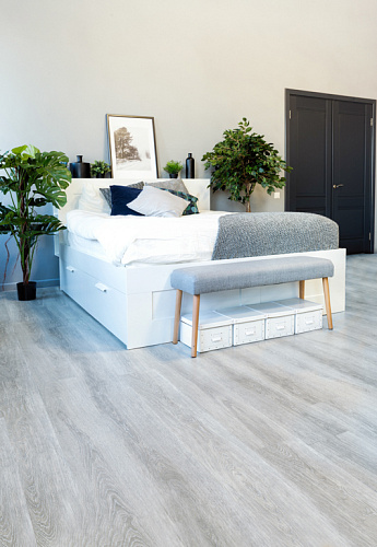 Клеевая кварцвиниловая плитка Alpine Floor, ULTRA - ДУБ ТУМАННЫЙ ECO 5-26