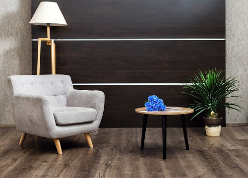 Замковая кварцвиниловая плитка Alpine Floor, Real Wood - Дуб Vermont Синхронное тиснение ЕСО 2-3