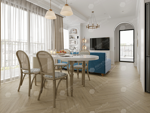 Замковая кварцвиниловая плитка Alpine Floor, FLOOR PARQUET LIGHT Дуб Денеб ЕСО 13-25