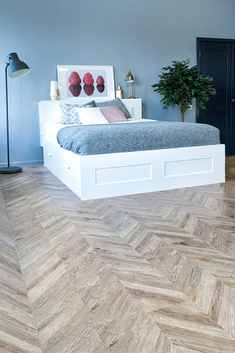 Клеевая кварцвиниловая плитка Alpine Floor, EASY LINE - ФРАНЦУЗСКАЯ ЕЛОЧКА ECO 3-25