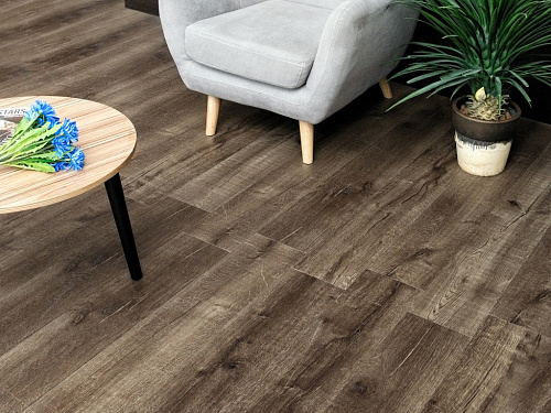 Замковая кварцвиниловая плитка Alpine Floor, Real Wood - Дуб Vermont Синхронное тиснение ЕСО 2-3