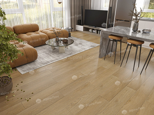 Замковая кварцвиниловая плитка Alpine Floor, Classic - Клен классический ECO 173-6 MC
