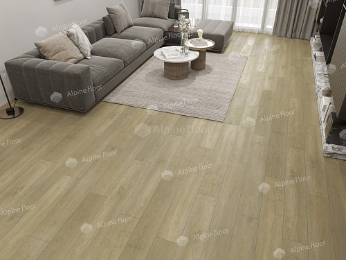 Клеевая кварцвиниловая плитка Alpine Floor, EASY LINE - Дуб Скандинавия ЕСО 3-36