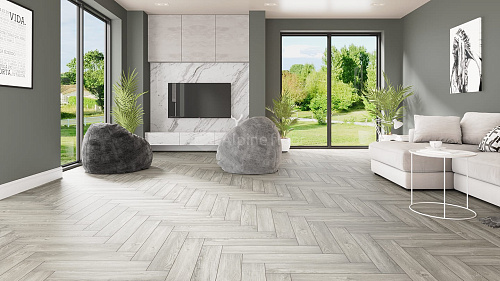 Замковая кварцвиниловая плитка Alpine Floor, FLOOR PARQUET LIGHT ECO 13-4 ДУБ АРКТИК