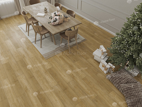 Клеевая кварцвиниловая плитка Alpine Floor, EASY LINE - Дуб Итальянский ЕСО 3-35