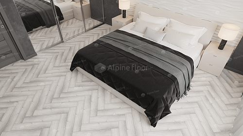 Клеевая кварцвиниловая плитка Alpine Floor, Дуб Альхена ECO 16-12