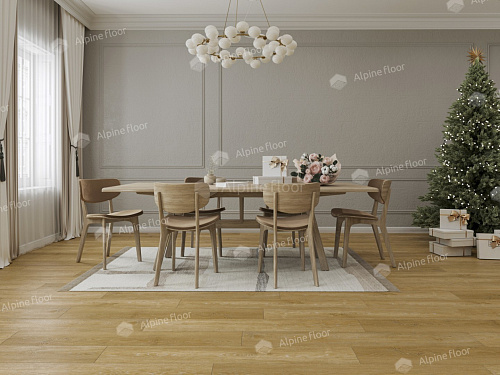 Клеевая кварцвиниловая плитка Alpine Floor, EASY LINE - Дуб Итальянский ЕСО 3-35