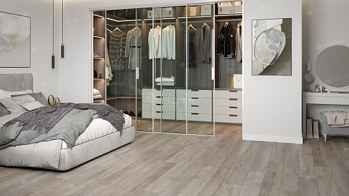 Замковая кварцвиниловая плитка Alpine Floor, Дуб состаренный ABA ECO 7-15
