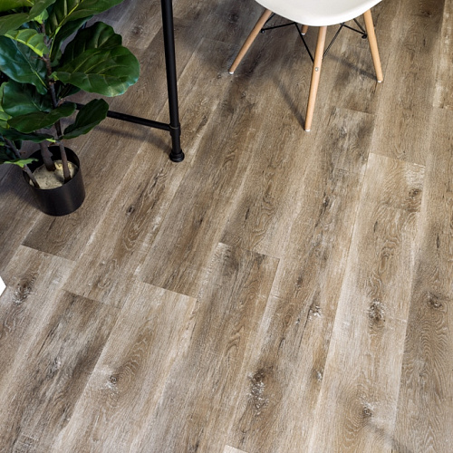 Клеевая кварцвиниловая плитка Alpine Floor, ULTRA - ДУБ МЕДОВЫЙ ECO 5-17