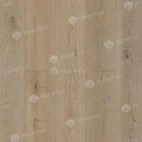 Клеевая кварцвиниловая плитка Alpine Floor, EASY LINE - Дуб Миндальный ЕСО 3-27