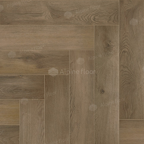 Клеевая кварцвиниловая плитка Alpine Floor, Дуб Насыщенный ECO 16-7