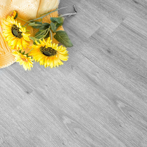Клеевая кварцвиниловая плитка Alpine Floor, ULTRA - ДУБ ПЕПЕЛЬНЫЙ ECO 5-16