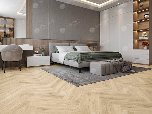 Замковая кварцвиниловая плитка Alpine Floor, FLOOR PARQUET LIGHT Дуб Ригель ЕСО 13-24