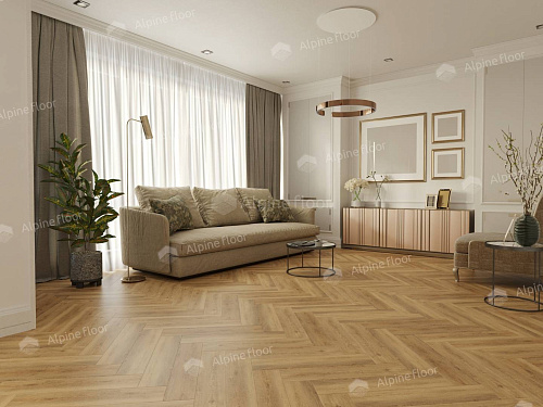 Замковая кварцвиниловая плитка Alpine Floor, FLOOR PARQUET LIGHT Дуб Буна ЕСО 13-30
