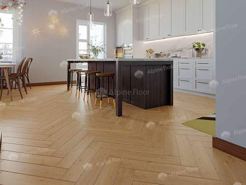 Замковая кварцвиниловая плитка Alpine Floor, FLOOR PARQUET LIGHT Дуб Хатиса ЕСО 13-27