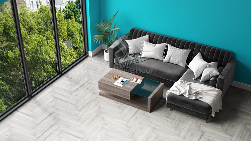 Замковая кварцвиниловая плитка Alpine Floor, FLOOR PARQUET LIGHT ECO 13-11 СНЕЖНЫЙ