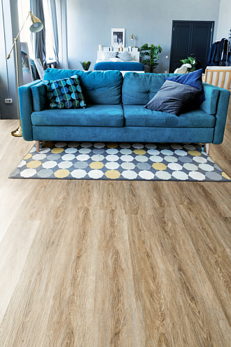 Клеевая кварцвиниловая плитка Alpine Floor, ULTRA - ДУБ РЫЖИЙ ECO 5-21