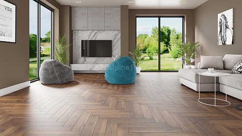 Замковая кварцвиниловая плитка Alpine Floor, FLOOR PARQUET LIGHT ECO 13-2 ДУБ ROYAL