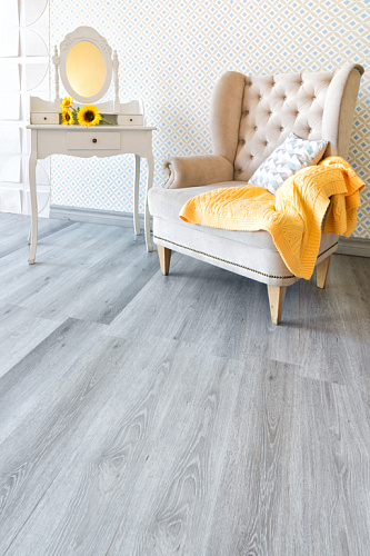 Клеевая кварцвиниловая плитка Alpine Floor, ULTRA - ДУБ ПЕПЕЛЬНЫЙ ECO 5-16