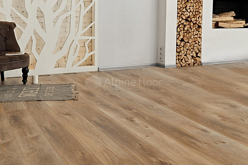 Замковая кварцвиниловая плитка Alpine Floor, Дуб Природный Изысканный ABA ECO 7-6