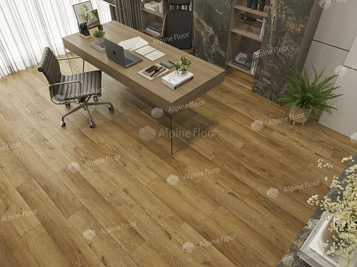Клеевая кварцвиниловая плитка Alpine Floor, EASY LINE - Дуб Цейлонский ЕСО 3-30