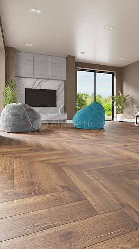 Замковая кварцвиниловая плитка Alpine Floor, FLOOR PARQUET LIGHT ECO 13-2 ДУБ ROYAL